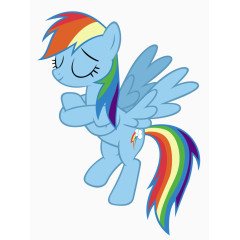 插画 马  可爱 表情  形象