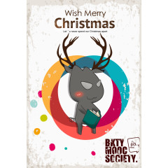 圣诞节创意卡片元素