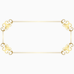 黄金色渐变边框
