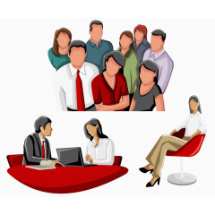 商业人物PPT元素