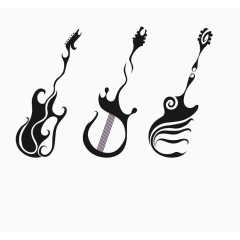 简笔画吉他素材