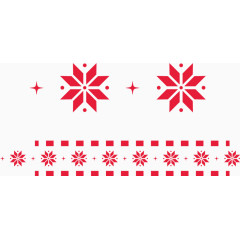 红色矢量印花图案