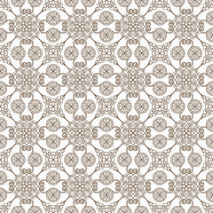 欧式复古花纹墙布墙纸矢量图