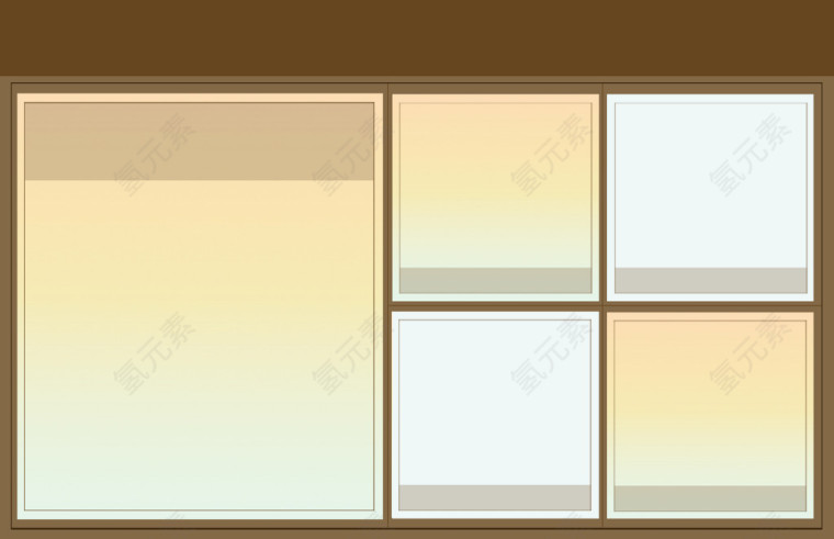 咖啡色促销热卖框