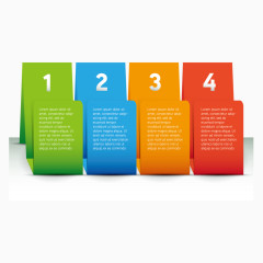 矢量数字分类信息图