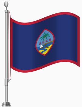 关岛国旗免扣素材