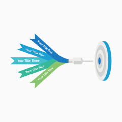 矢量飞镖信息图