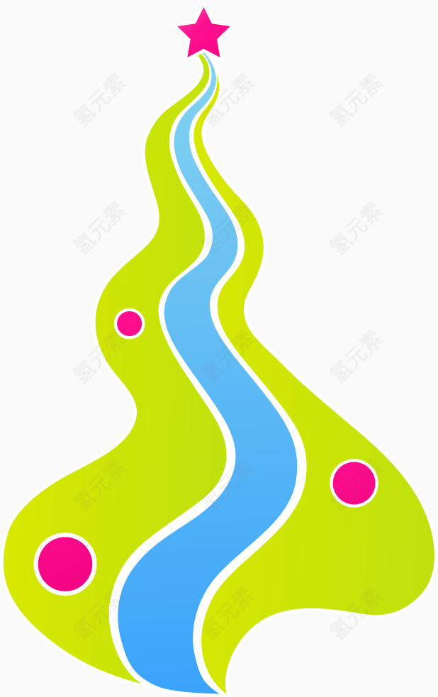 矢量卡通道路