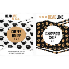 矢量咖啡菜单版式