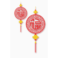 红色春节灯笼