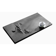 金团乌金石茶盘免抠