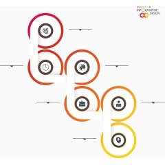 矢量传送带信息图表