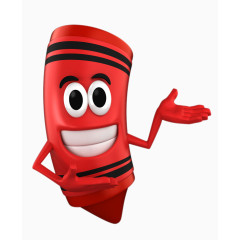 高清铅笔卡通小人