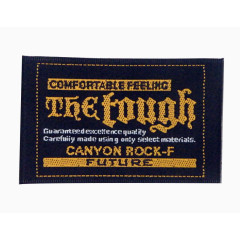 英文产品布料水洗标