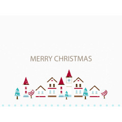 白色房屋的小镇