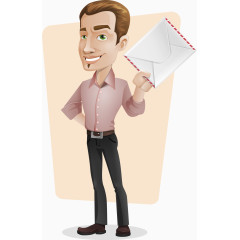 金融商人矢量素材