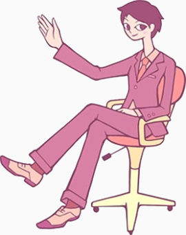 伸手的男士