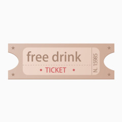 创意彩色入场券