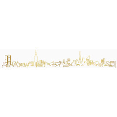 金属线条城市背景