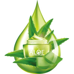 水滴绿色芦苇护肤美容