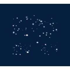 漂浮浪漫不规则雪花装饰