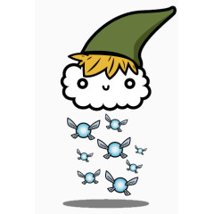 创意飞虫人物形象