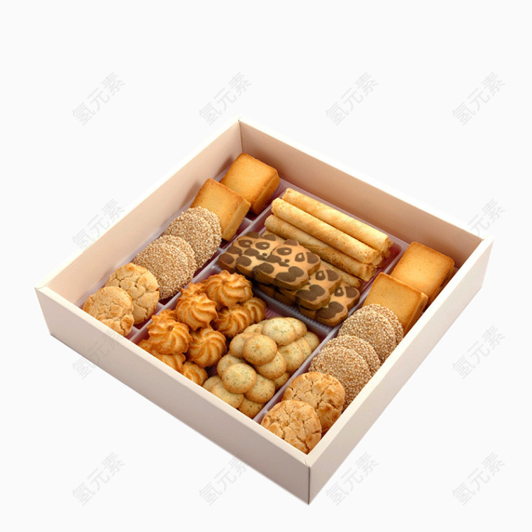 盒装里的饼干实拍