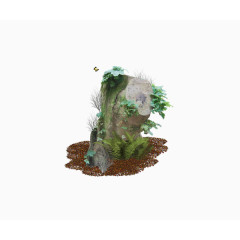 创意石头静物景观设计