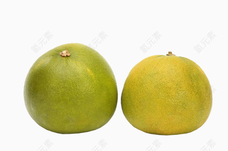 两个柚子