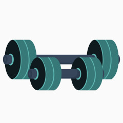 矢量锻炼哑铃