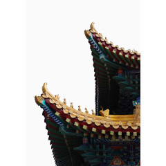 中式屋檐装饰建筑