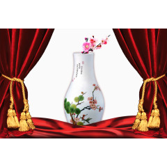 中国风精美瓷瓶