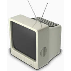 黑白电视机素材