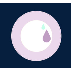 唯美淘宝粉色圆形水滴标题栏