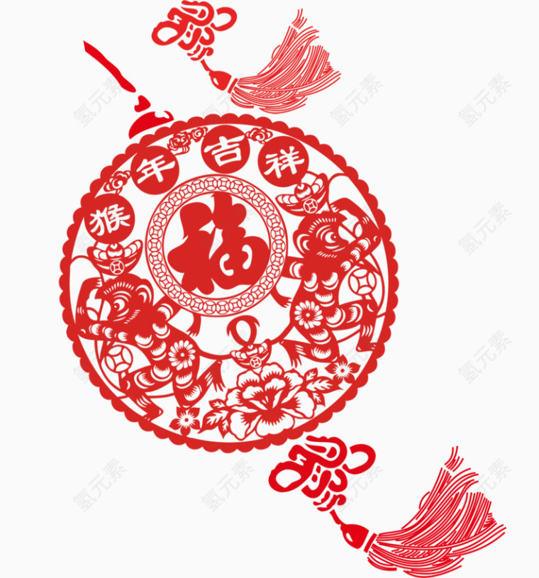 中国风福字