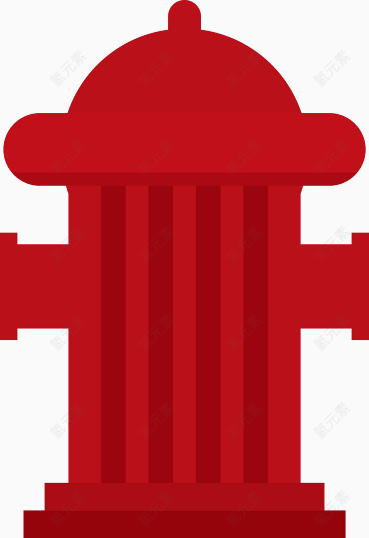 卡通消防栓图标矢量图