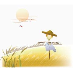 秋天草地韩式田园素材