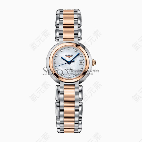 浪琴心月系列女式自动机械腕表