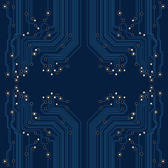 矢量科技纹理和光点