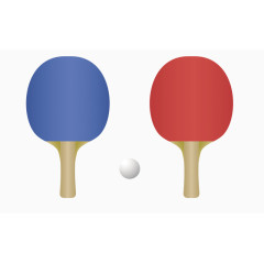 卡通兵乓球拍