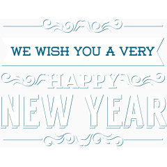 矢量新年快乐插图