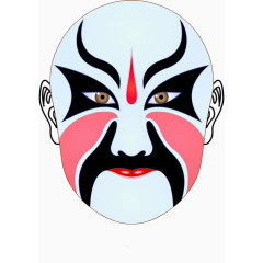 中国可爱的戏剧脸谱