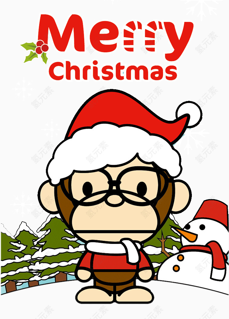 圣诞快乐手机壁纸