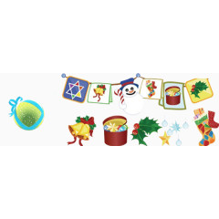 圣诞小装饰免抠素材