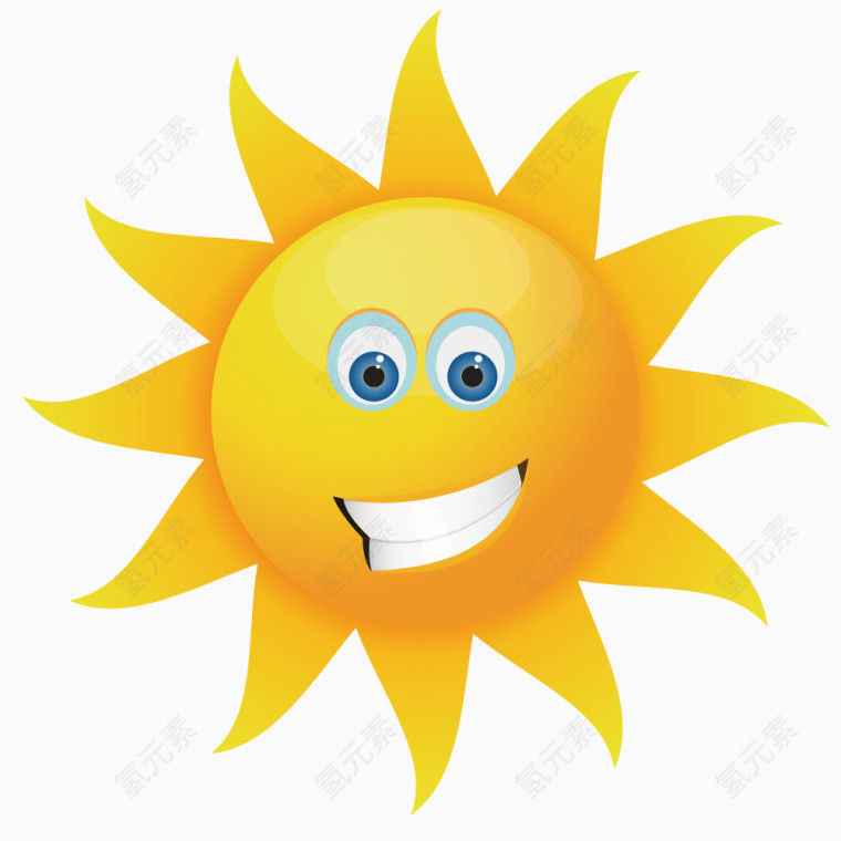 矢量艺术太阳