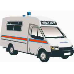 医疗救护车矢量