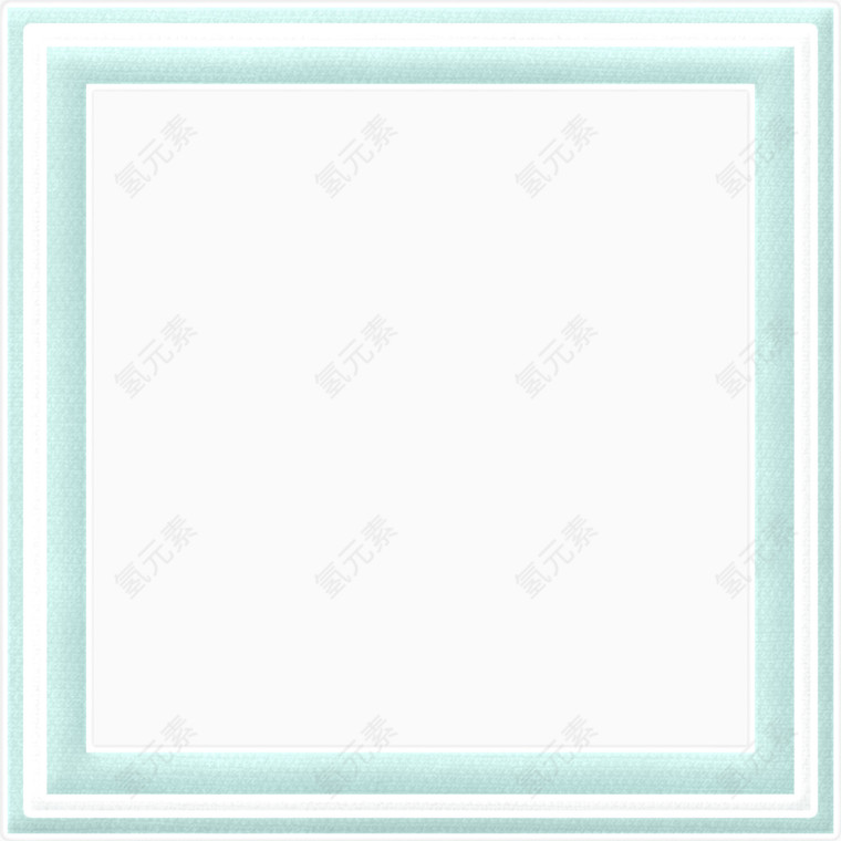 蓝色漂亮方框