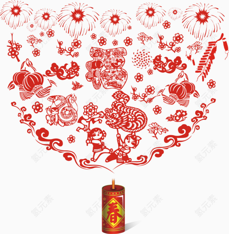 福和鞭炮剪影