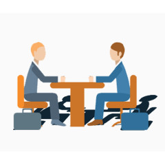 交流的商务人士