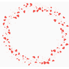 漂浮爱心素材背景
